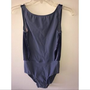 Eleve Leotard, Allison Wisteria Velvet RTW, Size M